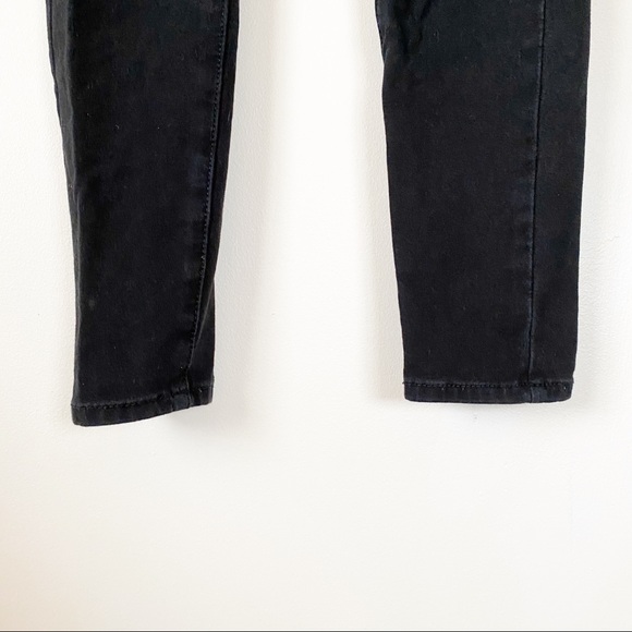 4/$25 American Eagle Black Super Stretch Jeggings - Picture 4 of 8